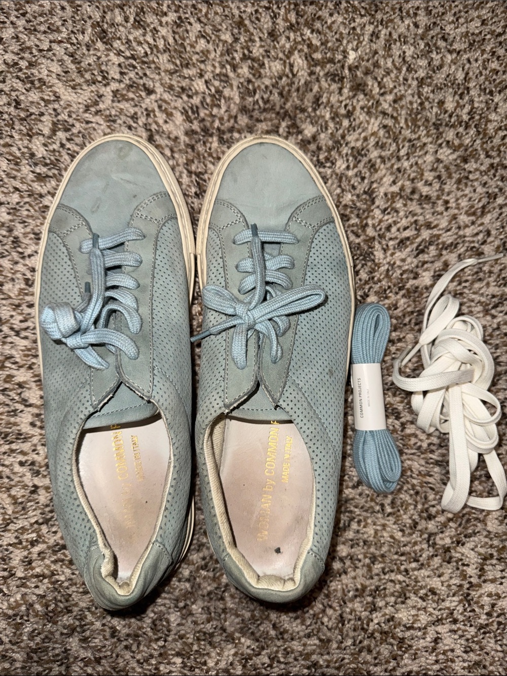 Common projects Light perforated suede Sneakers